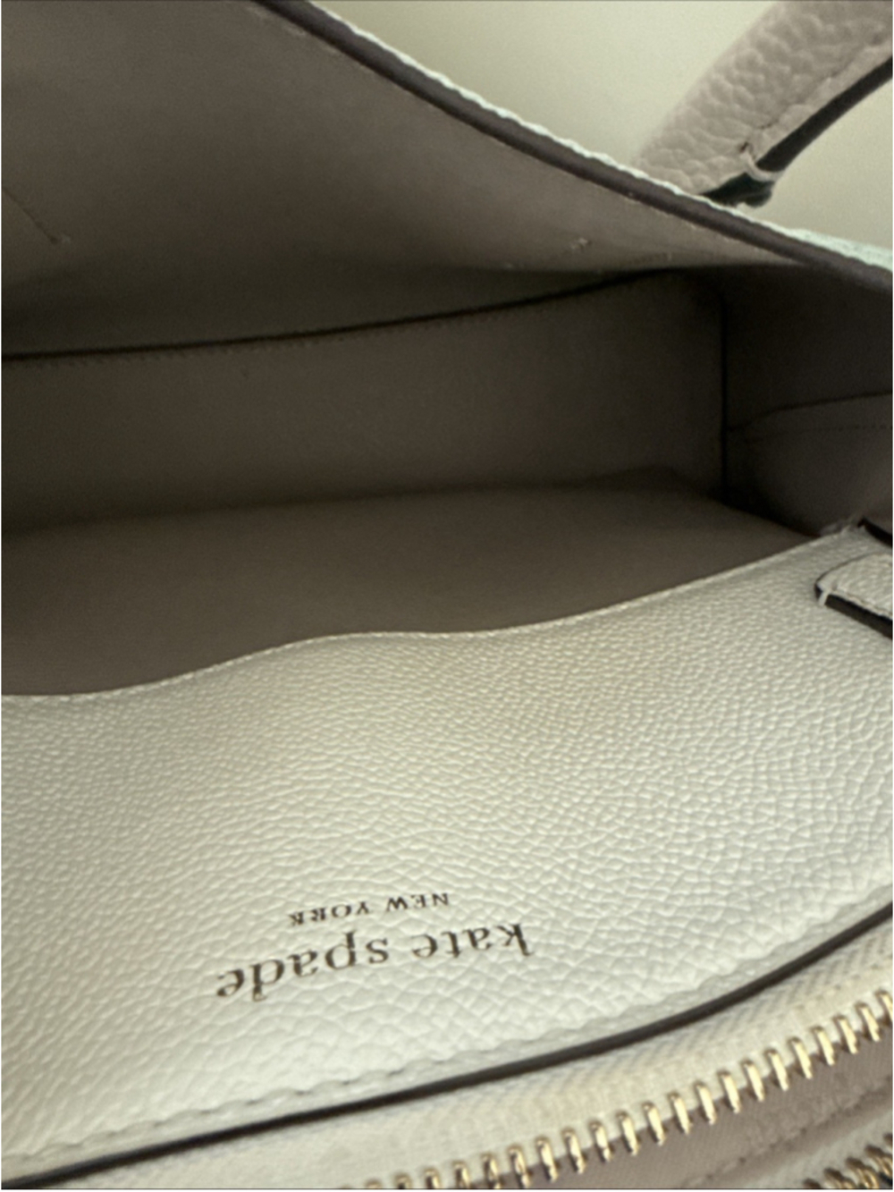 Kate Spade New York Margaux Mini Satchel Tote Cloud Mist Leather - Picture 5 of 11